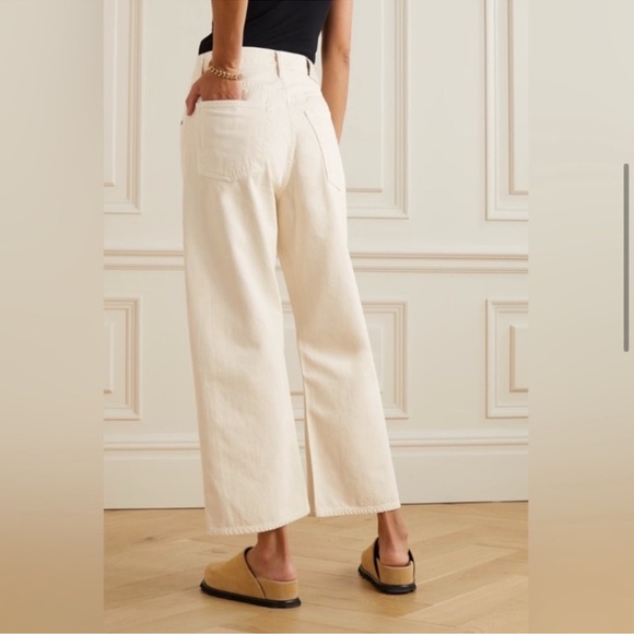 Citizens of humanity “gaucho” Marzipan wide leg pants cream off white denim COH - Picture 1 of 12